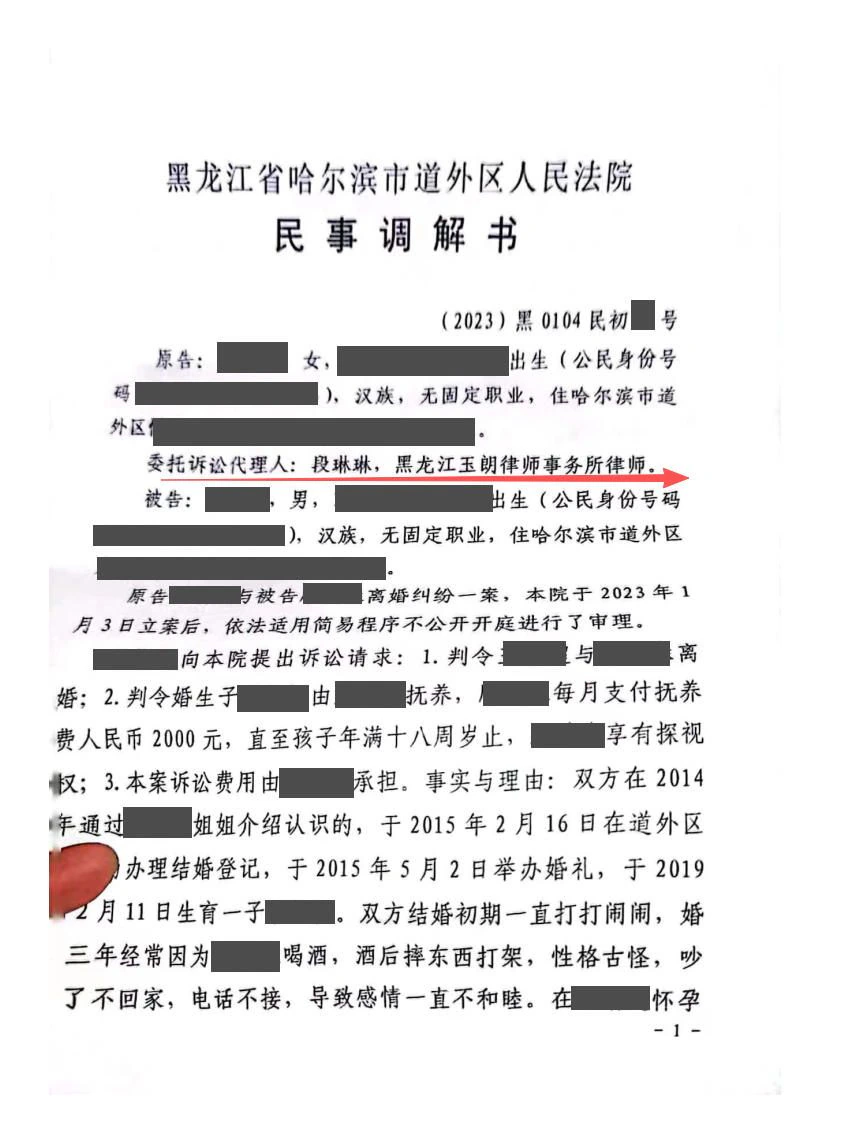 本案脱敏文书第1页