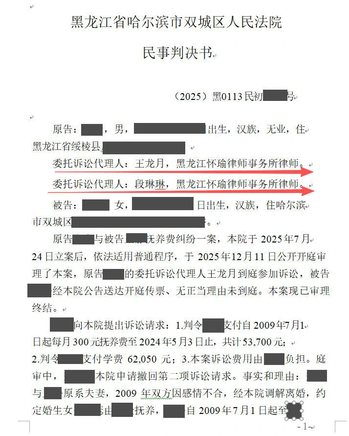 本案脱敏文书第1页