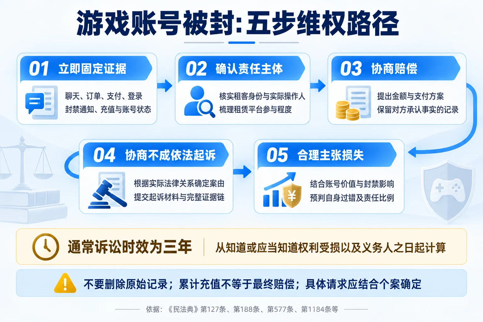 05-游戏账号被封五步维权路径